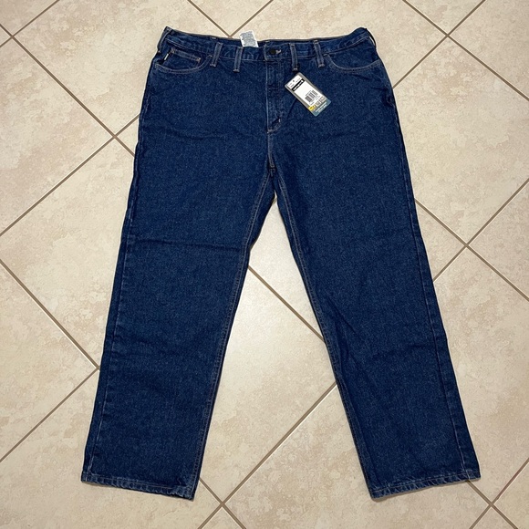 Carhartt Relaxed Fit Flame Resistant Denim Jeans! - Picture 1 of 5